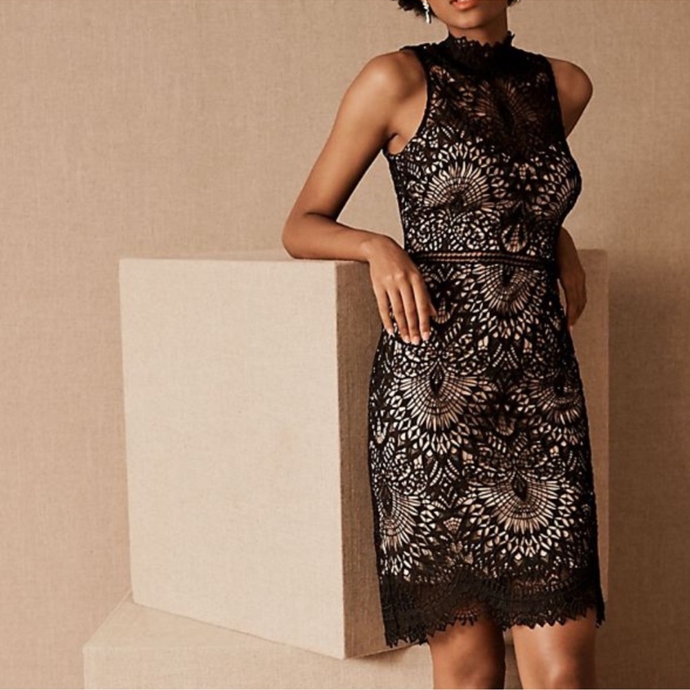Anthropologie BHLDN Burke Lace Dress Size 8